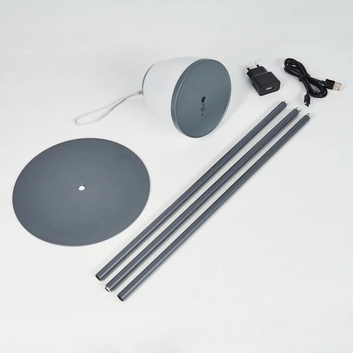 Hofstein Abuya Außenstehleuchte LED Anthrazit, 1-flammig – Bild 5