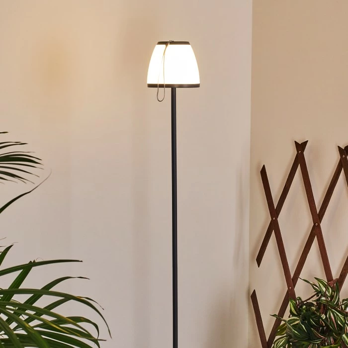 Hofstein Abuya Außenstehleuchte LED Anthrazit, 1-flammig – Bild 7