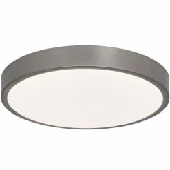 AEG Mikel Deckenleuchte LED Nickel-Matt, 1-flammig, Fernbedienung