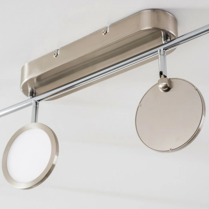 Hofstein Alberton Deckenleuchte LED Nickel-Matt, 6-flammig – Bild 22