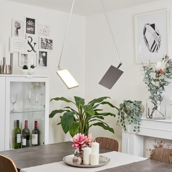 Hofstein Anneau Deckenleuchte LED Chrom, Silber, 2-flammig – Bild 9