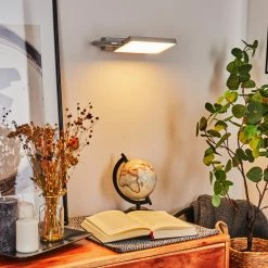 Hofstein Anneau Wandleuchte LED Chrom, Silber, 1-flammig