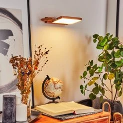 Hofstein Anneau Wandleuchte LED Chrom, Kupferfarben, 1-flammig