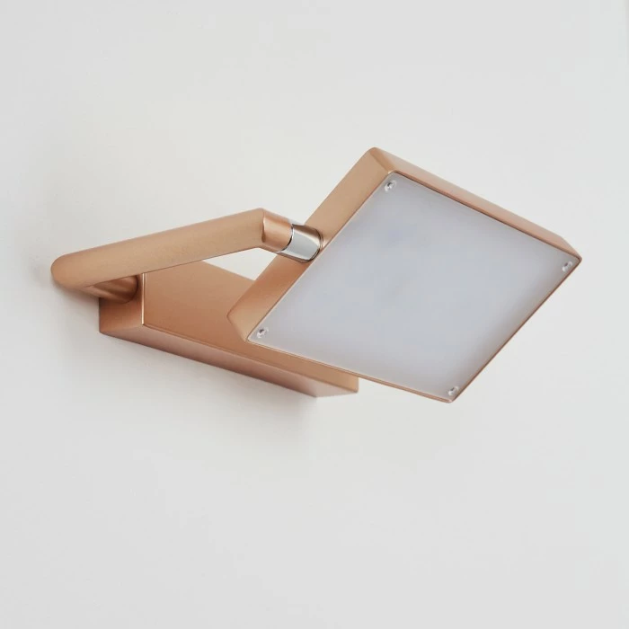 Hofstein Anneau Wandleuchte LED Chrom, Kupferfarben, 1-flammig – Bild 8