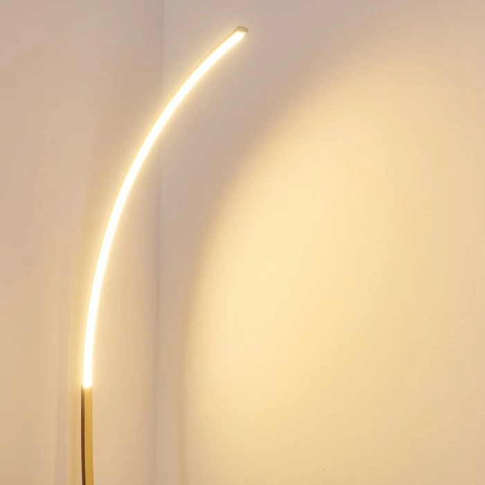 Hofstein Antares Bogenlampe LED Nickel-Matt, 1-flammig – Bild 11