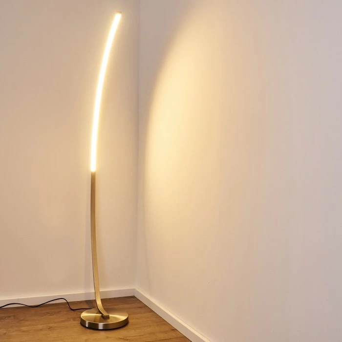 Hofstein Antares Bogenlampe LED Nickel-Matt, 1-flammig – Bild 16