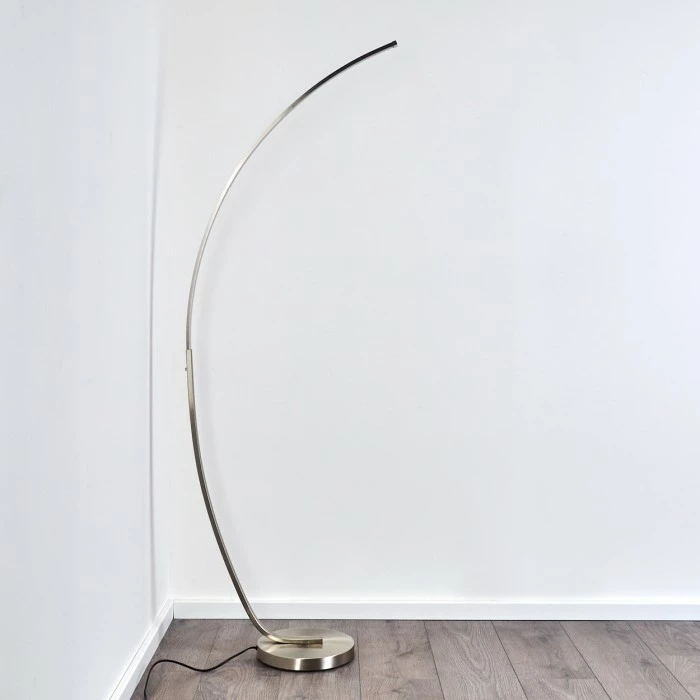 Hofstein Antares Bogenlampe LED Nickel-Matt, 1-flammig – Bild 23