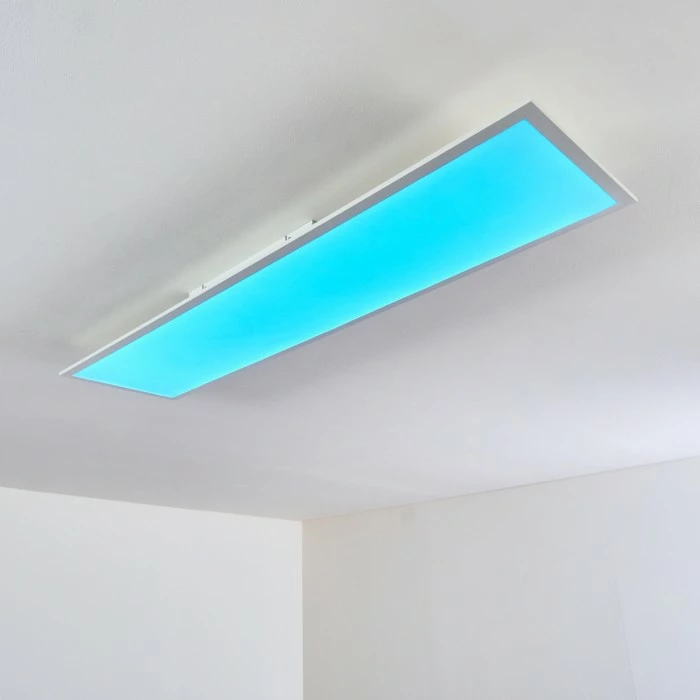 Hofstein Antria LED Panel Weiß, 1-flammig, Fernbedienung, Farbwechsler – Bild 11