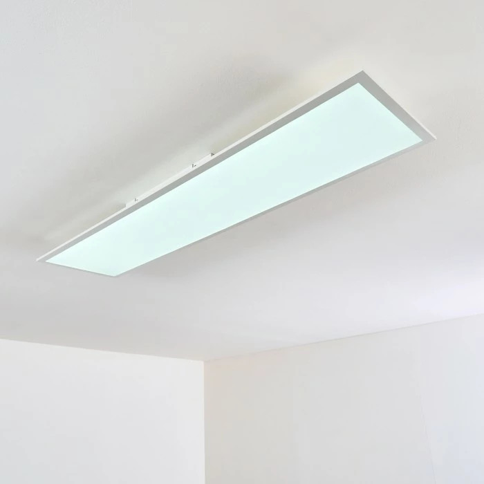 Hofstein Antria LED Panel Weiß, 1-flammig, Fernbedienung, Farbwechsler – Bild 20