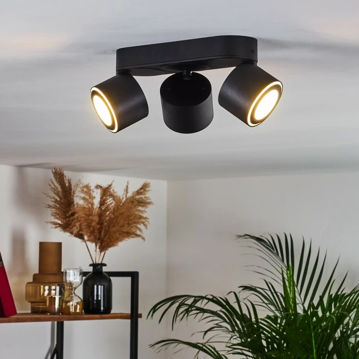 Hofstein Appleton Deckenleuchte LED Schwarz, 2-flammig – Bild 7