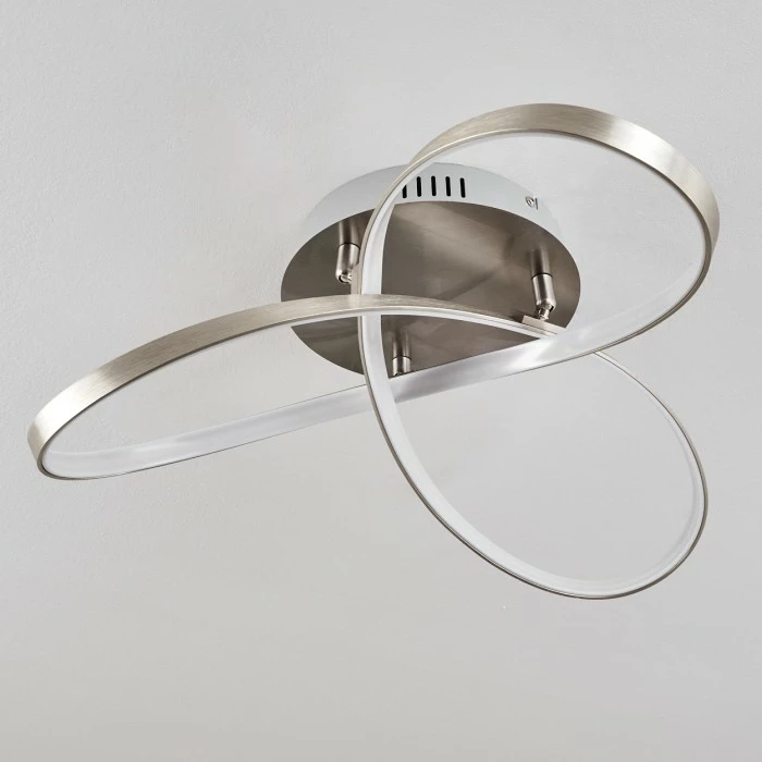 Hofstein Arlena Deckenleuchte LED Nickel-Matt, 1-flammig – Bild 8