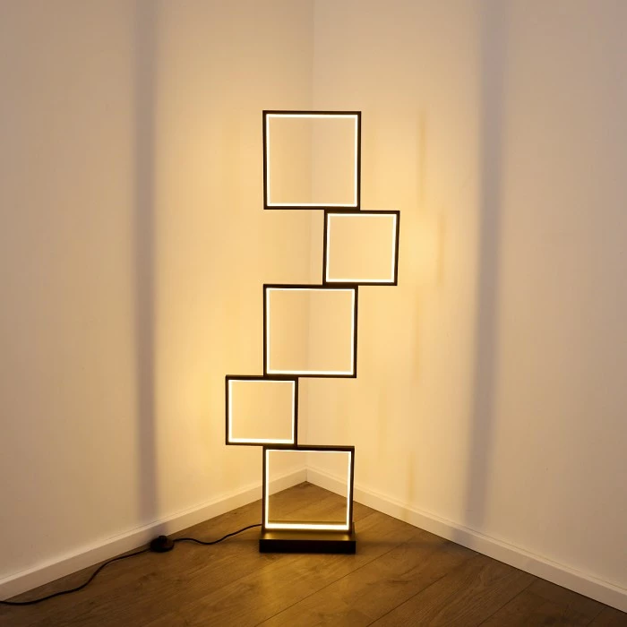 Hofstein Bacolod Stehleuchte LED Schwarz, 1-flammig – Bild 12