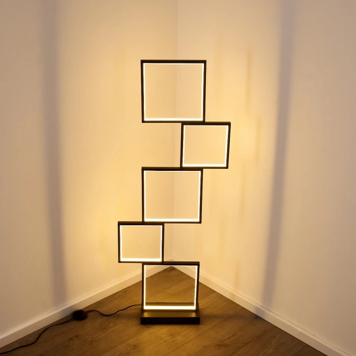 Hofstein Bacolod Stehleuchte LED Schwarz, 1-flammig – Bild 9