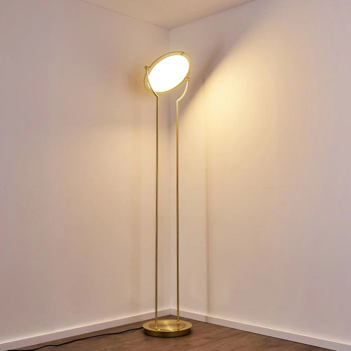 Hofstein Baise Deckenfluter LED Messing, 1-flammig – Bild 11