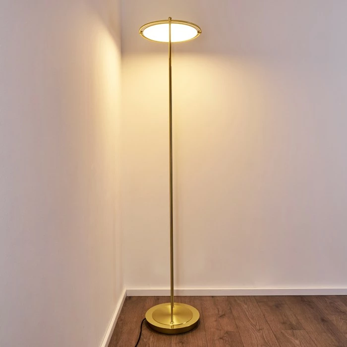 Hofstein Baise Deckenfluter LED Messing, 1-flammig – Bild 19