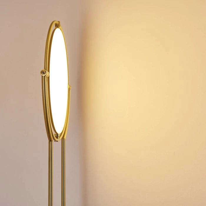 Hofstein Baise Deckenfluter LED Messing, 1-flammig – Bild 23