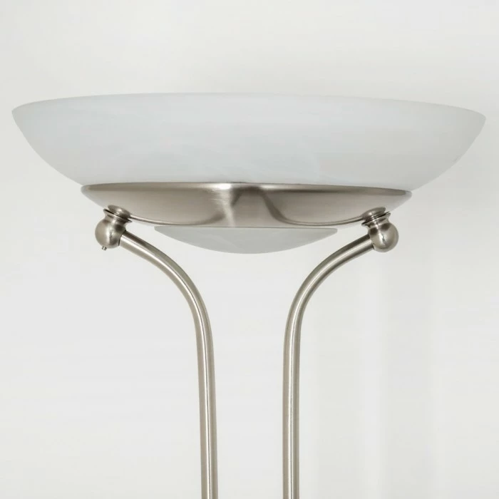 Hofstein Biot Deckenfluter LED Nickel-Matt, 2-flammig – Bild 16