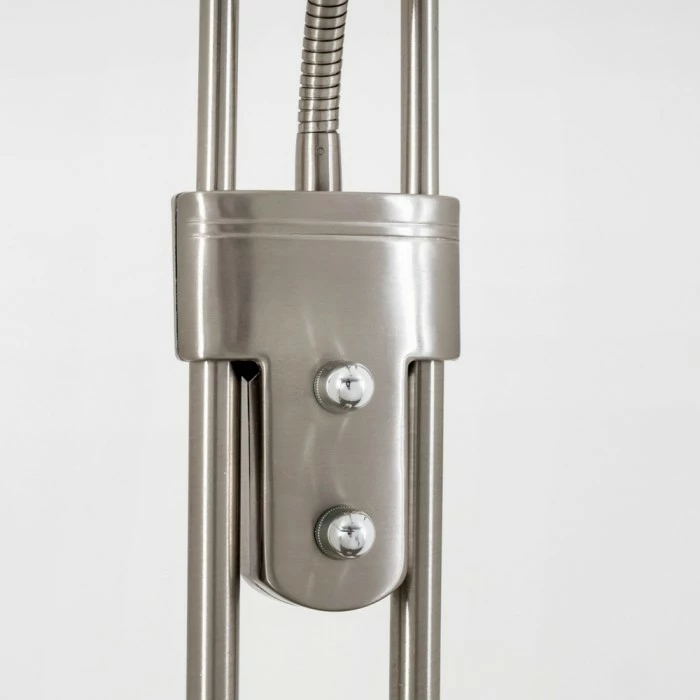 Hofstein Biot Deckenfluter LED Nickel-Matt, 2-flammig – Bild 8