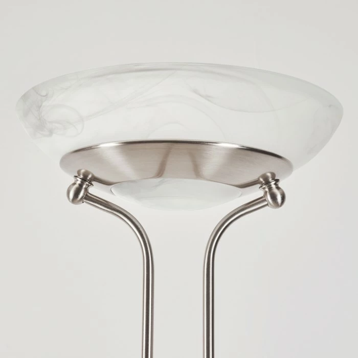 Hofstein Biot Deckenfluter LED Nickel-Matt, 2-flammig – Bild 6