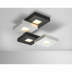 Bopp Leuchten Bopp CUBUS Deckenleuchte LED Schwarz, Weiß, 4-flammig