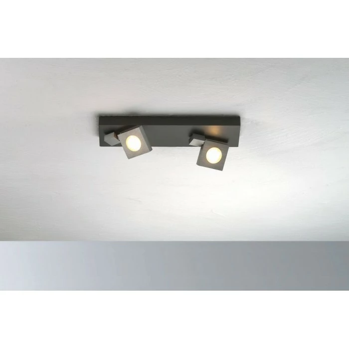 Bopp Leuchten Bopp Flash Deckenleuchte LED Schwarz, Anthrazit, 2-flammig