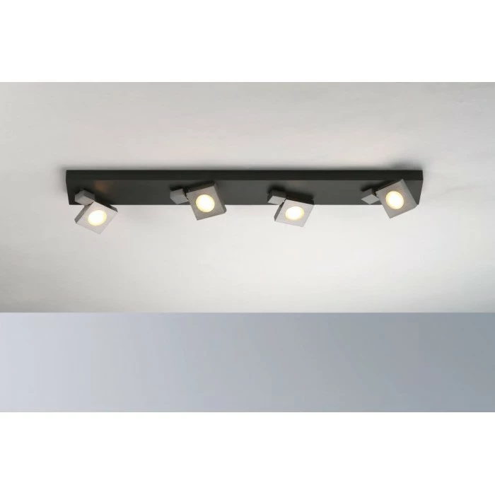 Bopp Leuchten Bopp Flash Deckenleuchte LED Schwarz, Anthrazit, 4-flammig