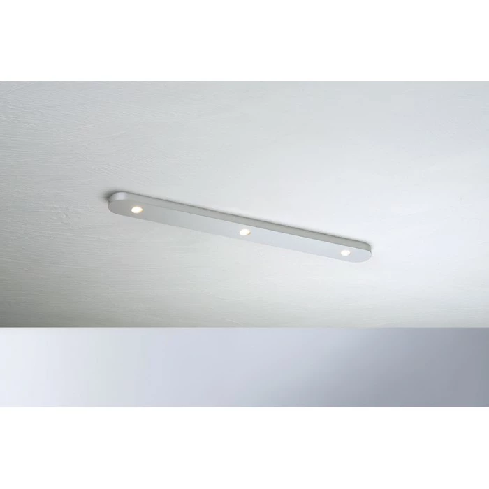 Bopp Leuchten CLOSE Deckenleuchte LED Silber, 3-flammig