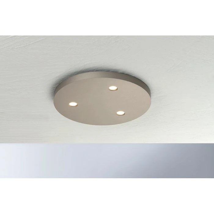 Bopp Leuchten CLOSE Deckenleuchte LED Braun, 3-flammig