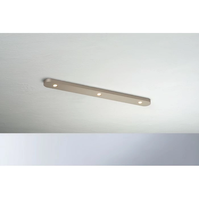 Bopp Leuchten CLOSE Deckenleuchte LED Braun, Taupe, 3-flammig