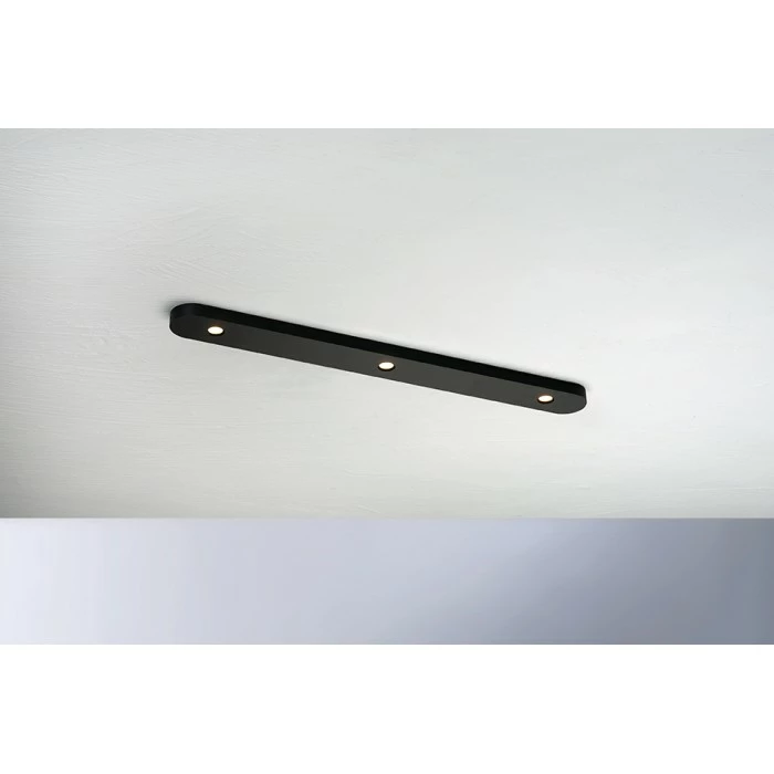 Bopp Leuchten CLOSE Deckenleuchte LED Schwarz, 3-flammig