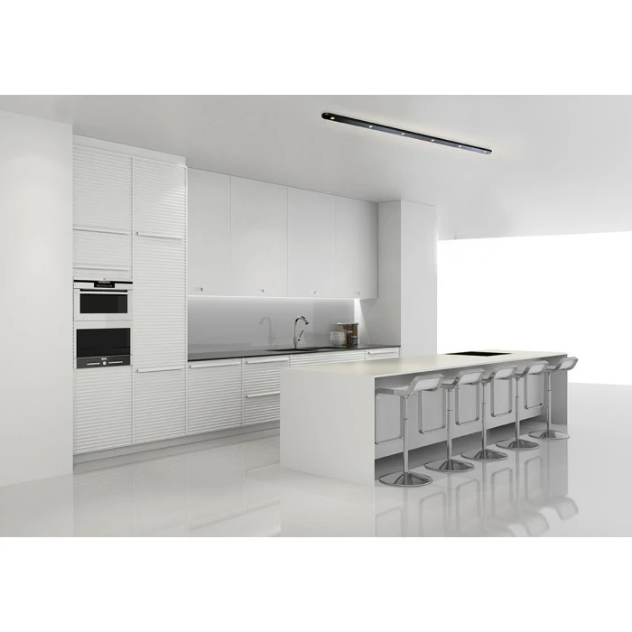 Bopp Leuchten CLOSE Deckenleuchte LED Schwarz, 6-flammig