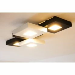Bopp Leuchten CUBUS Deckenleuchte LED Schwarz, Weiß, 5-flammig
