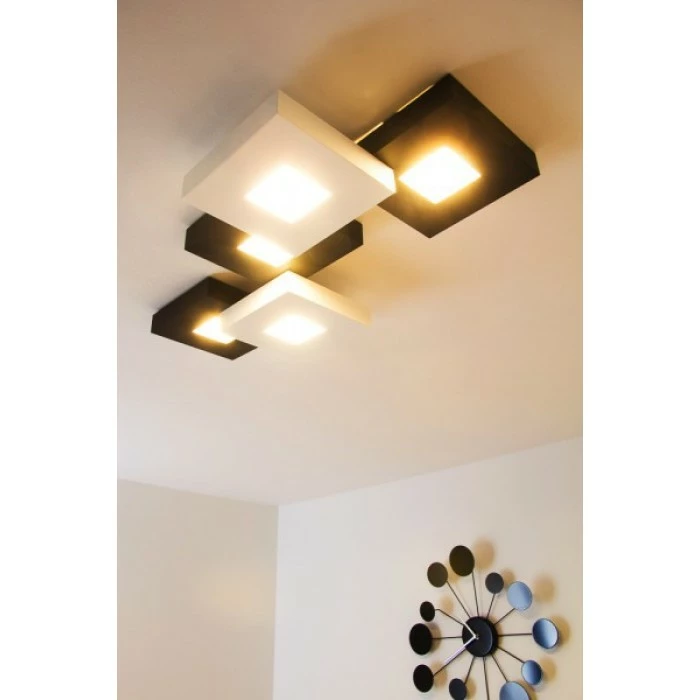 Bopp Leuchten CUBUS Deckenleuchte LED Schwarz, Weiß, 5-flammig – Bild 8