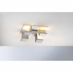 Bopp Leuchten REFLECTIONS Deckenleuchte LED Silber, Weiß, 4-flammig