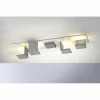Bopp Leuchten REFLECTIONS Deckenleuchte LED Silber, Weiß, 4-flammig