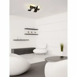 Bopp Leuchten REFLECTIONS Deckenleuchte LED Schwarz, Weiß, 4-flammig