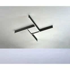 Bopp Leuchten Bopp NANO PLUS COMFORT Deckenleuchte LED Schwarz, Weiß, 1-flammig