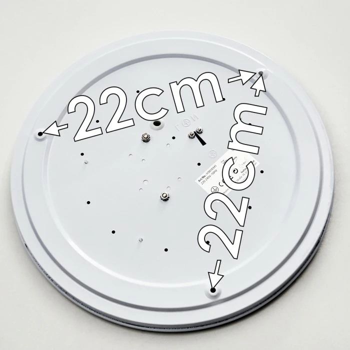 Hofstein Brighton Deckenleuchte LED Weiß, 1-flammig, Fernbedienung, Farbwechsler – Bild 24