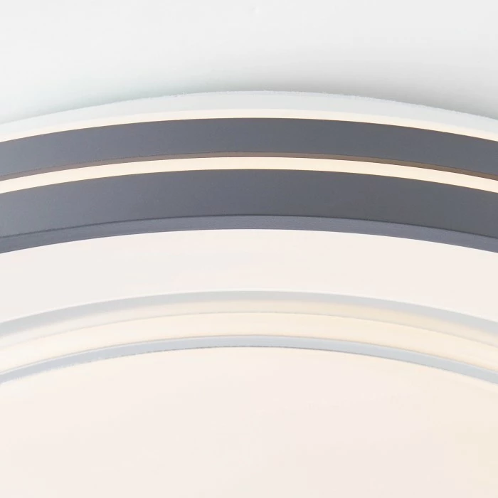 Brilliant Leuchten Brilliant Barty Deckenleuchte LED Grau, 1-flammig – Bild 3