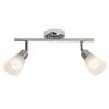 Brilliant Leuchten Brilliant Bethany Spotbalken LED Chrom, 2-flammig