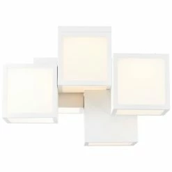 Brilliant Leuchten Brilliant Cubix Deckenleuchte LED Weiß, 1-flammig