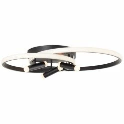 Brilliant Leuchten Brilliant Dalida Deckenleuchte LED Schwarz, 1-flammig, Fernbedienung