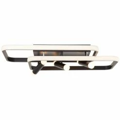 Brilliant Leuchten Brilliant Dalida Deckenleuchte LED Schwarz, 1-flammig, Fernbedienung