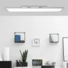 Brilliant Leuchten Brilliant Flat Deckenpanel LED Silber, 1-flammig, Fernbedienung