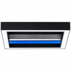 Brilliant Leuchten Brilliant Icarus Deckenleuchte LED Schwarz, 1-flammig, Fernbedienung, Farbwechsler
