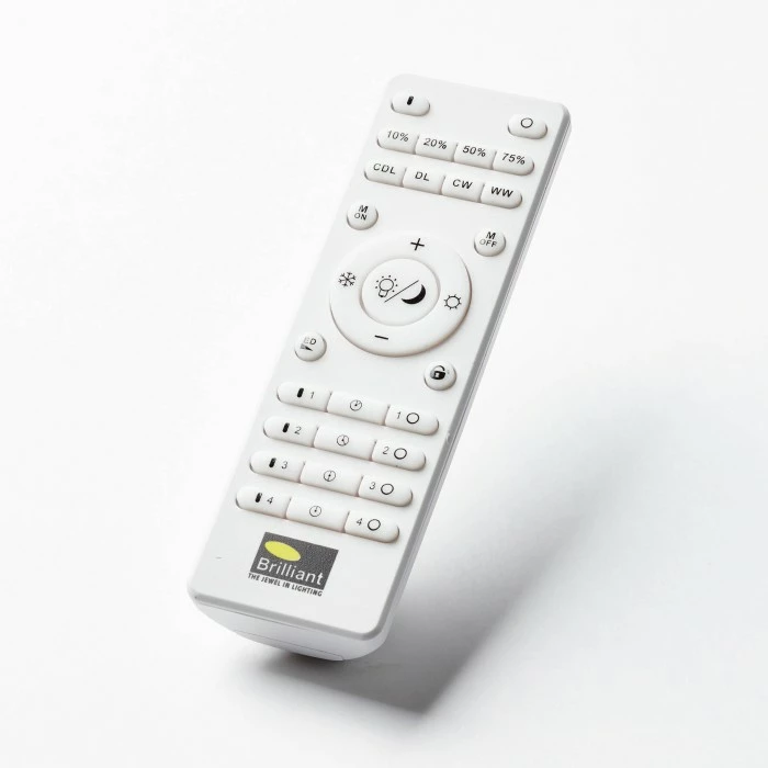 Brilliant Leuchten Brilliant Jacinda Deckenpanel LED Schwarz, 1-flammig, Fernbedienung – Bild 4