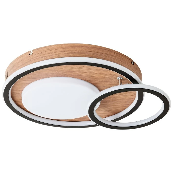 Brilliant Leuchten Brilliant Karney Deckenleuchte LED Schwarz, Braun, 1-flammig – Bild 11