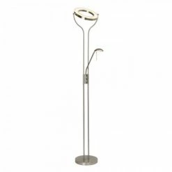 Brilliant Leuchten Demian Deckenfluter LED Wei&szlig;, 1-flammig