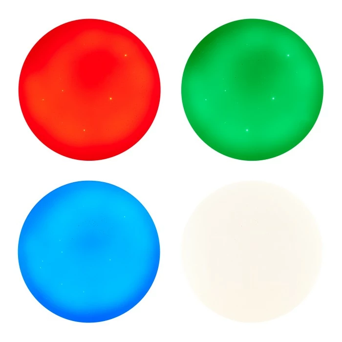 Brilliant Leuchten Heddy Deckenleuchte LED Weiß, 1-flammig, Fernbedienung, Farbwechsler – Bild 11