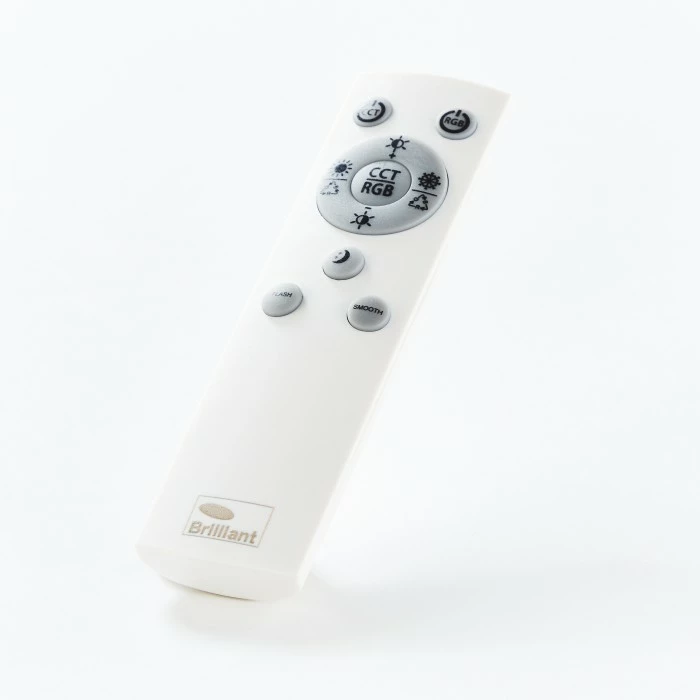 Brilliant Leuchten Heddy Deckenleuchte LED Weiß, 1-flammig, Fernbedienung, Farbwechsler – Bild 7
